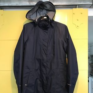 Navy Blue Eddie Bauer "GIRL ON THE GO" TRENCH COAT